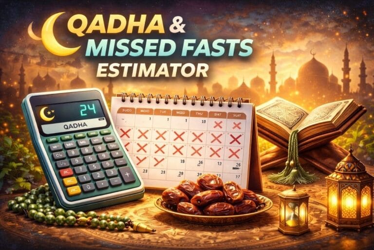 Qadha & Missed Fasts Estimator